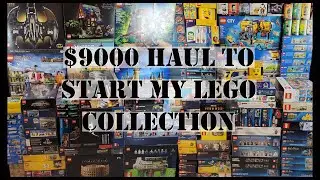 $9000 Lego Haul to start my Lego collection!!! In alphabetical order!