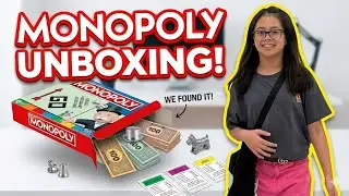 Unboxing time: Ate RA’s new Monopoly game. 