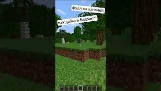 КАК ДОБЫТЬ БЕДРОК В МАЙКРАФТЕ???? 