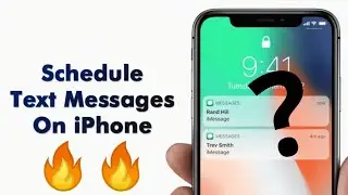 How To [Schedule Text Messages On iPhone] Schedule any Important Text Message on your iPhone 🔥🔥