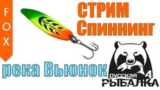Река Вьюнок и спиннинг в Русской Рыбалке 4.