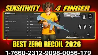 🔥 NEW UPDATE 4.5 😱 | PUBG MOBILE/BGMI SENSITIVITY SETTINGS 2026 | BEST ZERO RECOIL SENSITIVITY CODE 