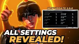 NEW UPDATE 2.9.0 🔥 BEST SENSITIVITY CODE + CONTROL SETTINGS PUBG MOBILE/BGMI | BEST 5 FINGER IPHONE