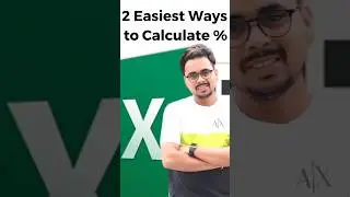Excel Tricks to calculate % (percentage) 