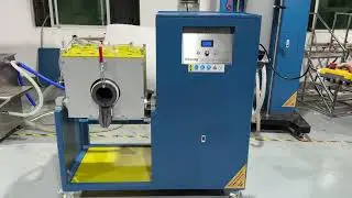 Hasung 30kg Automatic Pouring Tilting Induction Melting Furnace for Gold Silver