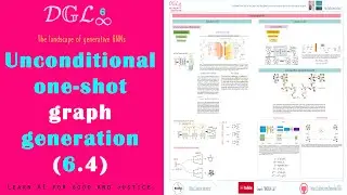 [Deep Graph Learning]  6.4 Unconditional one-shot graph generation