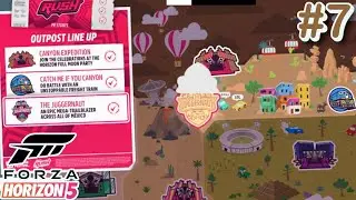 COMPLETING THE HORIZON RUSH OUTPOST! - Forza Horizon 5 #7