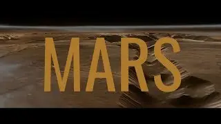 Planet Mars from Google Earth with cinematic effects
