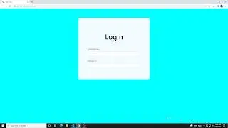 Simple Login Page Created Using Bootstrap