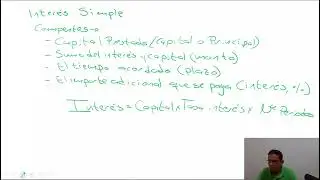 Conceptos Básicos de Interés Simple