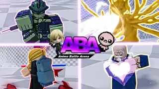 4 NEW CHARACTERS SHOWCASE! [Roblox] [ABA] [Anime Battle Arena]