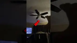 Telekinesis (Pushing A Ceiling Fan) #paranormal #paranormalactivity #magnetism #telekinesis