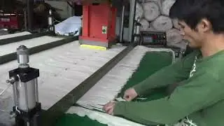 Траверсный вырубочный пресс автоматический 25 тонн (2000 на 500 мм) с подачей материала из рулона