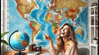 🌍 Swiftmaps World Premier Wall Map Poster Mural 24h x 36w | Best Big Map of the World 🌍