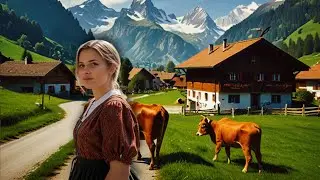 SWITZERLAND - LIVING ON A TRADITIONAL 🏔️ SWISS FARM 🐮 . LIVING IN SWITZERLAND