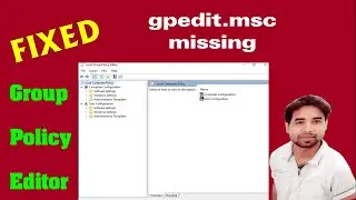 SOLUTION - GPEDIT.MSC MISSING | WINDOWS 10 HOME