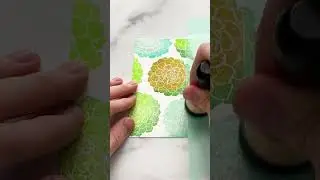 Easy DIY Stamped Greeting Card! - ASMR Crafting 
