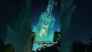Discovering a sunken shipwreck 400m under the sea! 
