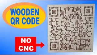 Wooden QR Code - No CNC: Links to My YouTube Homepage