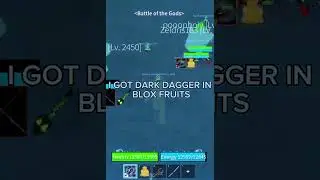 I GOT DARK DAGGER IN BLOX FRUITS
