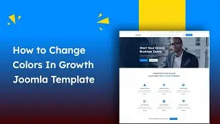 How to change Colors In Growth Joomla Template