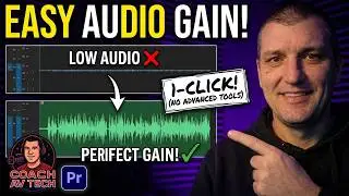 Normalize Audio Gain in Premiere Pro WITHOUT Advanced Tools