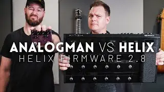 Line 6 Helix vs Analogman King of Tone - Can you tell the difference? // Helix firmware 2.8