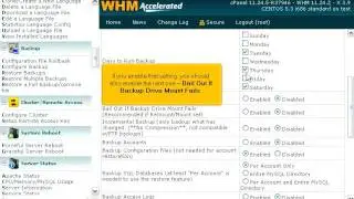 How to enable and configure automatic backups on your WHM server