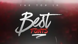 TOP 10 Fonts For KineMaster,Pixelab,YouTube Thumbnail_Trending fonts Graphics_(RISHABH GRAPHICZ)