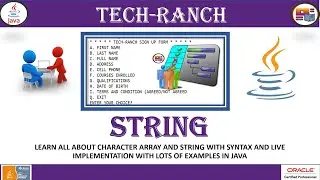 Learn all about Character Array and String  implemented  in Java | Core Java  | 