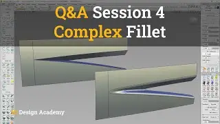 Autodesk Alias Tutorials I Q&A 4 - Complex Fillet