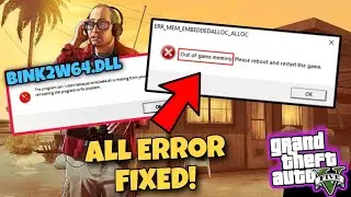 GTA V ALL ERRORS FIXED 🔥 | Dll Errors, menyoo error solved