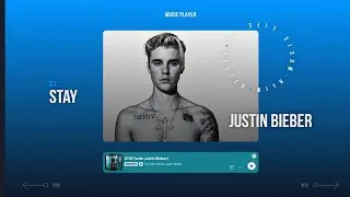 Build a Music Player using HTML CSS & JavaScript |  Spotify Music