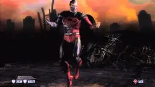 Cybrog Superman Skin   Injustice  Gods Among Us