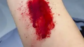 Special effects of Halloween fake blood powder