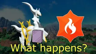 What happens if you Terastallize Arceus holding a Plate in Pokémon Scarlet or Violet