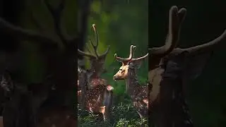 Deer 4k wildlife video 12k video jungle video