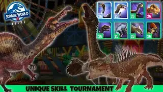 Spinosaurus Aegyptiacus & Protonodon battle it out at the JWA SKILL TOURNAMENT