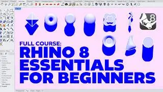 Rhino 8 Beginner Course | Guide to Modeling & Architectural Drawings