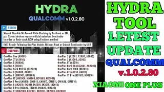 Hydra Tool Letest Qualcomm Update ||Added One Plus IMEI Repair🔥🔥🔥 