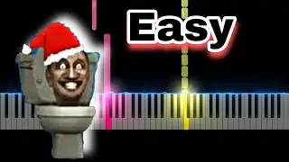 Last Rizzmas - Skibidi Toilet (Easy Piano Tutorial)