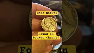 Rare Nickel Found In Pocket Change! #youtubeshorts #coin #nickel