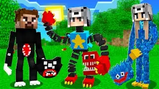 AİLECEK KORKUNÇ CANAVARLARA DÖNÜŞTÜK 😱 - Minecraft