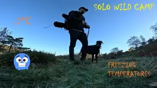 FIRST FREEZING SOLO WILD CAMP OF 2023. Doing It With Basic Gear. Oh and a new tent..