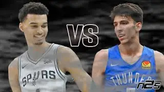 CHET Holmgren vs VICTOR Wembanyama - SPURS VS THUNDER | NBA 2K23