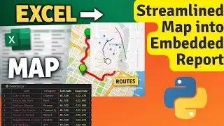 Streamlined Creating Interactive Map: From Excel & Python into Embedded HTML Report