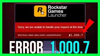 How to FIX Rockstar Games Launcher Error Code 1.000.7 (2026 FIX)