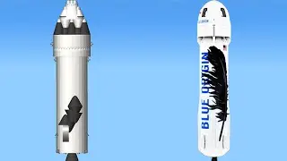 Made Blue Origin in the Space Flight Simulator game