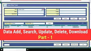 Creating Advanced Excel User Form Step by Step with Excel VBA - Part 1