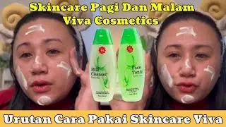 URUTAN BASIC SKINCARE VIVA PAGI DAN MALAM❗️WAJAH MULUS BEBAS JERAWAT DAN KOMEDO❗️